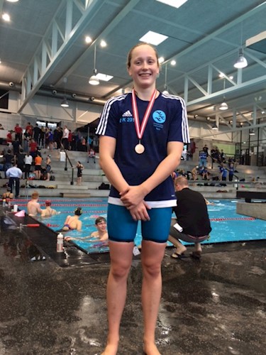 Maria Grandt med bronze i 200 m IM